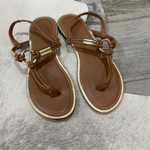 4/$25 Montego Bay Club brown sandals size 7